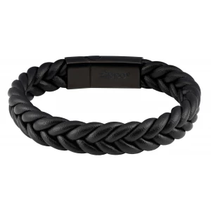 Pulsera Zippo cuero inox