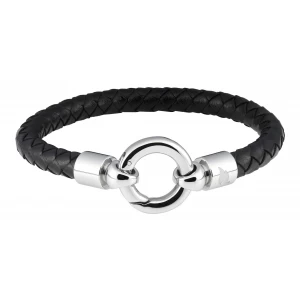 Pulsera Zippo cuero inox