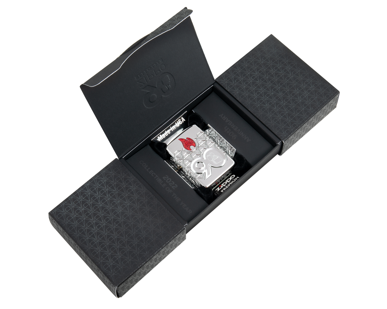 Zippo Street Cromo – Accendino A Benzina Con Emblema Macellaio, Made In USA